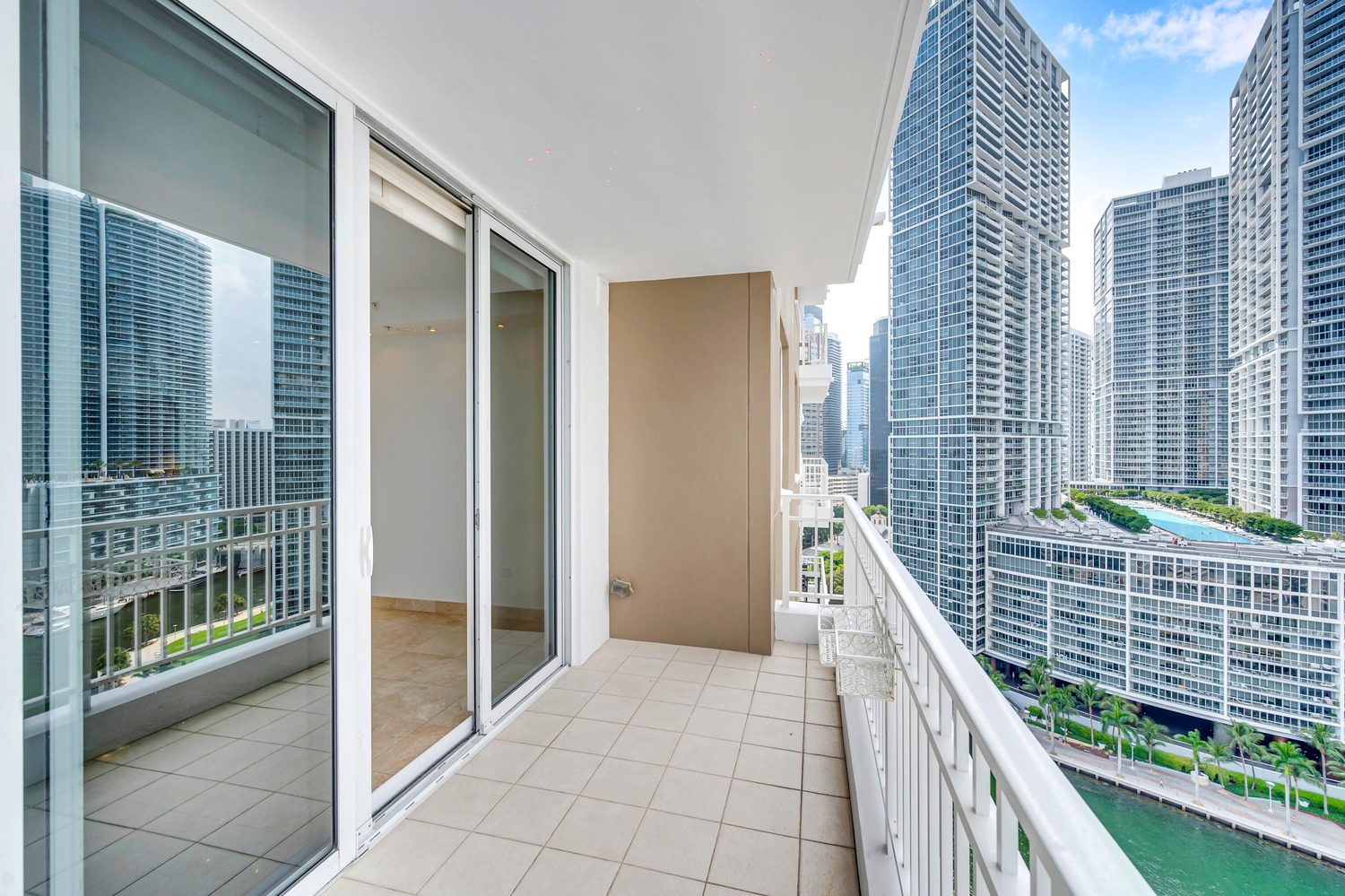 Balcony walkway view