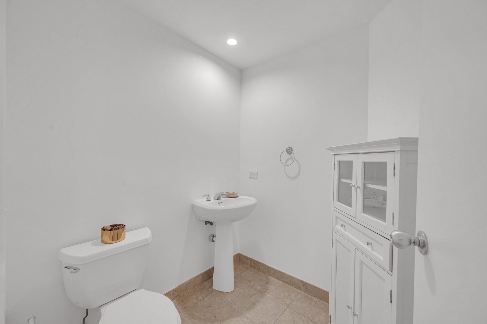 Kitchen sink and cabinetry detail